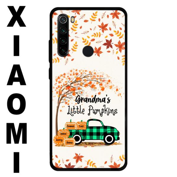 Personalized Autumn Grandma's Pumpkins Phone Case - Gift For Grandma - Grandma's Little Pumpkins - Case For Xiaomi, Oppo And Huawei
