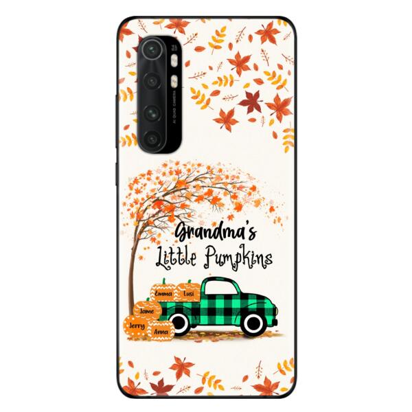 Personalized Autumn Grandma's Pumpkins Phone Case - Gift For Grandma - Grandma's Little Pumpkins - Case For Xiaomi, Oppo And Huawei