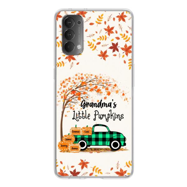 Personalized Autumn Grandma's Pumpkins Phone Case - Gift For Grandma - Grandma's Little Pumpkins - Case For Xiaomi, Oppo And Huawei
