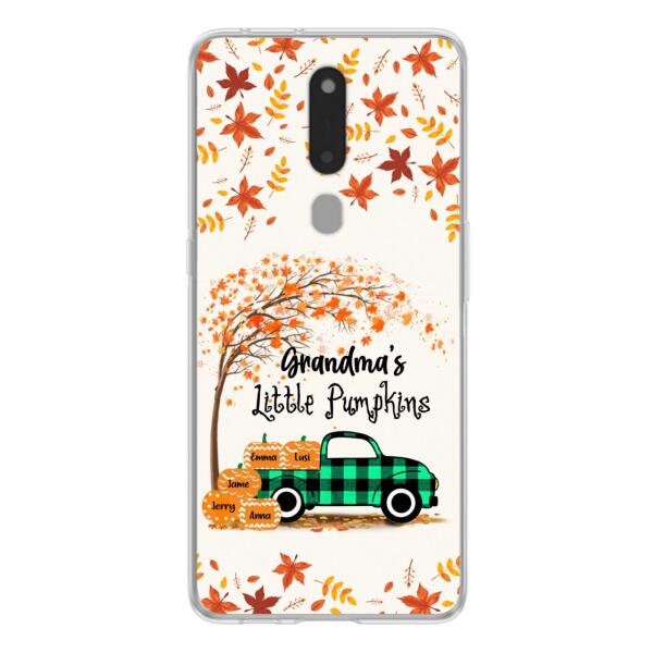 Personalized Autumn Grandma's Pumpkins Phone Case - Gift For Grandma - Grandma's Little Pumpkins - Case For Xiaomi, Oppo And Huawei