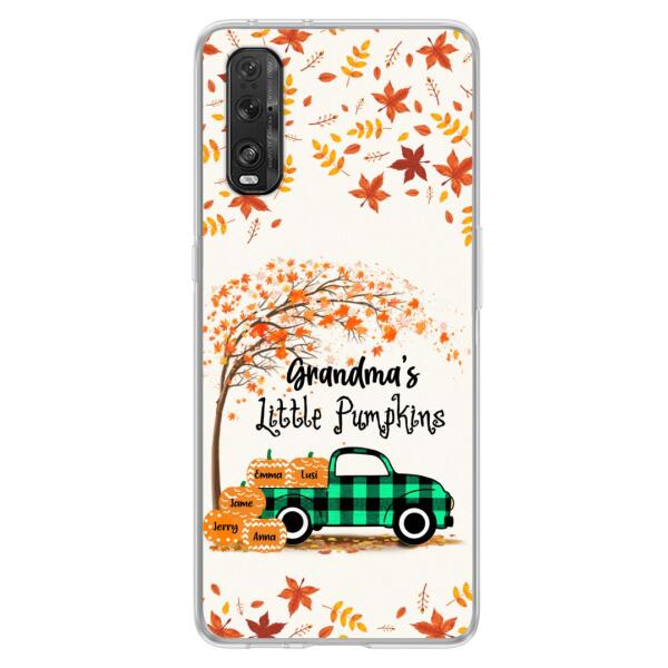 Personalized Autumn Grandma's Pumpkins Phone Case - Gift For Grandma - Grandma's Little Pumpkins - Case For Xiaomi, Oppo And Huawei