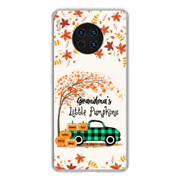 Personalized Autumn Grandma's Pumpkins Phone Case - Gift For Grandma - Grandma's Little Pumpkins - Case For Xiaomi, Oppo And Huawei