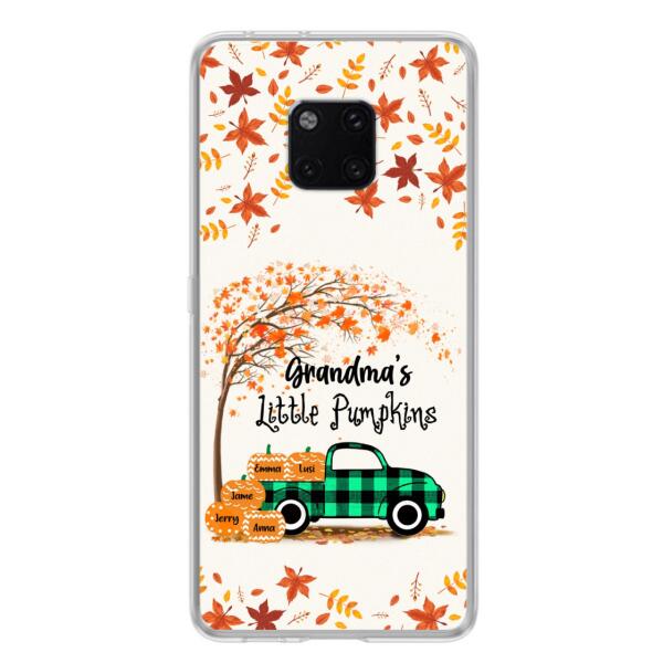 Personalized Autumn Grandma's Pumpkins Phone Case - Gift For Grandma - Grandma's Little Pumpkins - Case For Xiaomi, Oppo And Huawei
