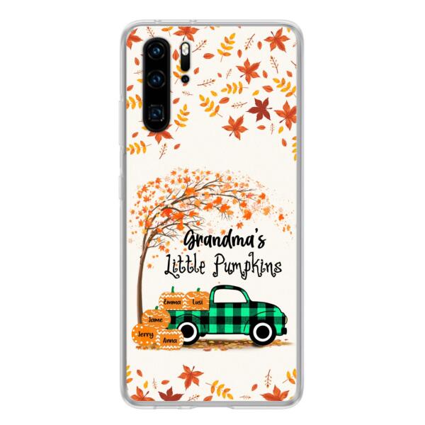 Personalized Autumn Grandma's Pumpkins Phone Case - Gift For Grandma - Grandma's Little Pumpkins - Case For Xiaomi, Oppo And Huawei