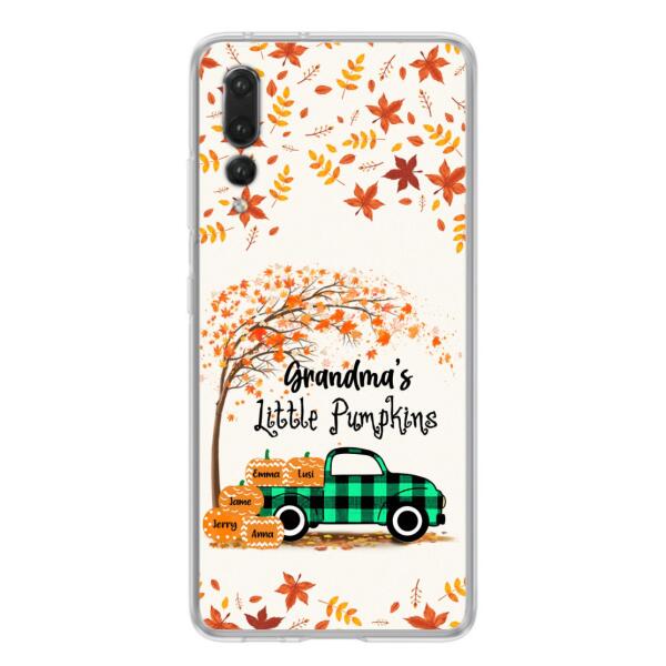 Personalized Autumn Grandma's Pumpkins Phone Case - Gift For Grandma - Grandma's Little Pumpkins - Case For Xiaomi, Oppo And Huawei