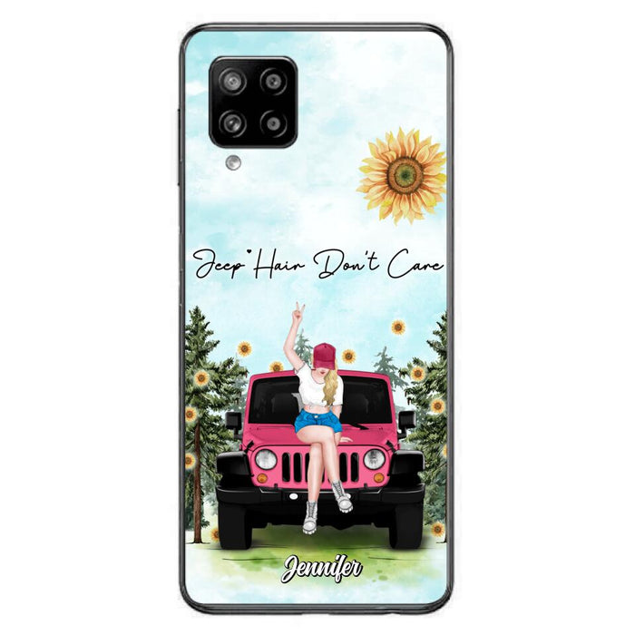 Custom Personalized Off-road Girl Phone Case For iPhone & Samsung - Gift For Off-road Lover