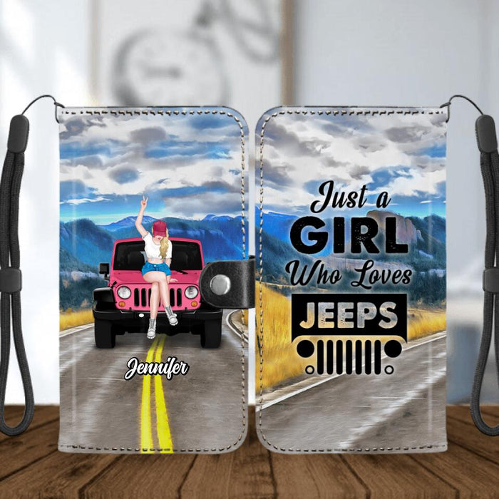 Personalized Off-road Girl Phone Wallets - Gift For Off-road Lover