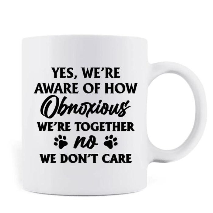 Personalized Bad Cats Coffee Mug - Gift Idea For Cat Lover - Yes, We're Aware Of How Obnoxious