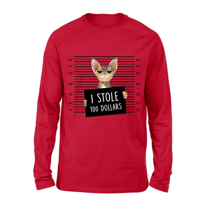 Personalized Bad Cat Shirt/Pullover Hoodie - Up to 2 Cats - Gift Idea For Cat Lover - Yes, We're Aware Of How Obnoxious