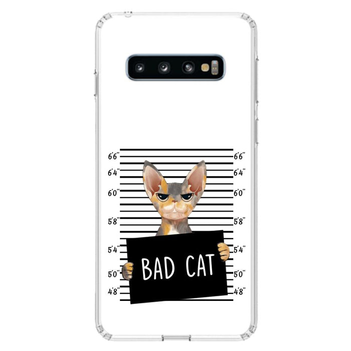 Personalized Bad Cat Phone Case - Up to 2 Cats - Gift Idea For Cat Lover - Yes, We're Aware Of How Obnoxious - Case For iPhone And Samsung