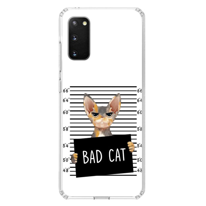 Personalized Bad Cat Phone Case - Up to 2 Cats - Gift Idea For Cat Lover - Yes, We're Aware Of How Obnoxious - Case For iPhone And Samsung