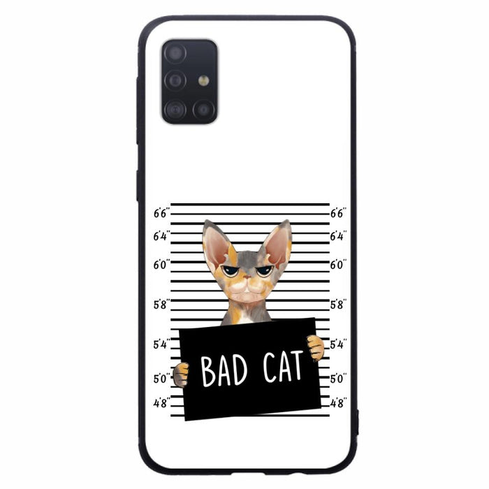 Personalized Bad Cat Phone Case - Up to 2 Cats - Gift Idea For Cat Lover - Yes, We're Aware Of How Obnoxious - Case For iPhone And Samsung