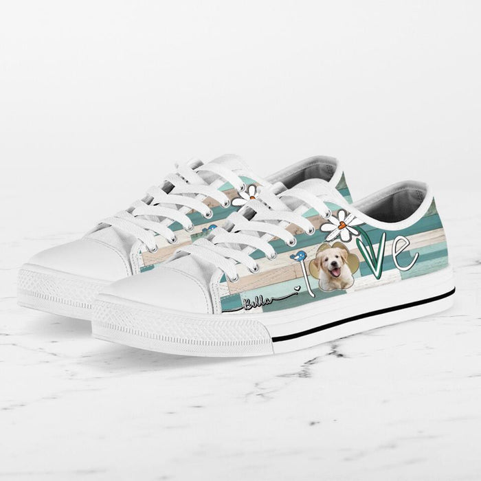 Personalized Dog Photo Sneakers - Gift Idea For Dog Lovers