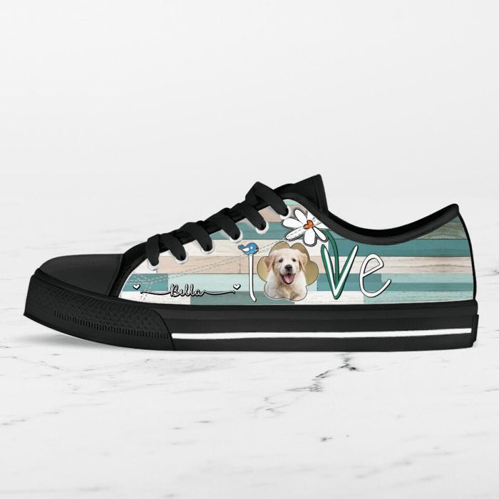 Personalized Dog Photo Sneakers - Gift Idea For Dog Lovers