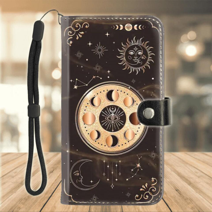 Personalized Witch Phone Wallet - Gift Idea For Witch Lovers - As Above So Below