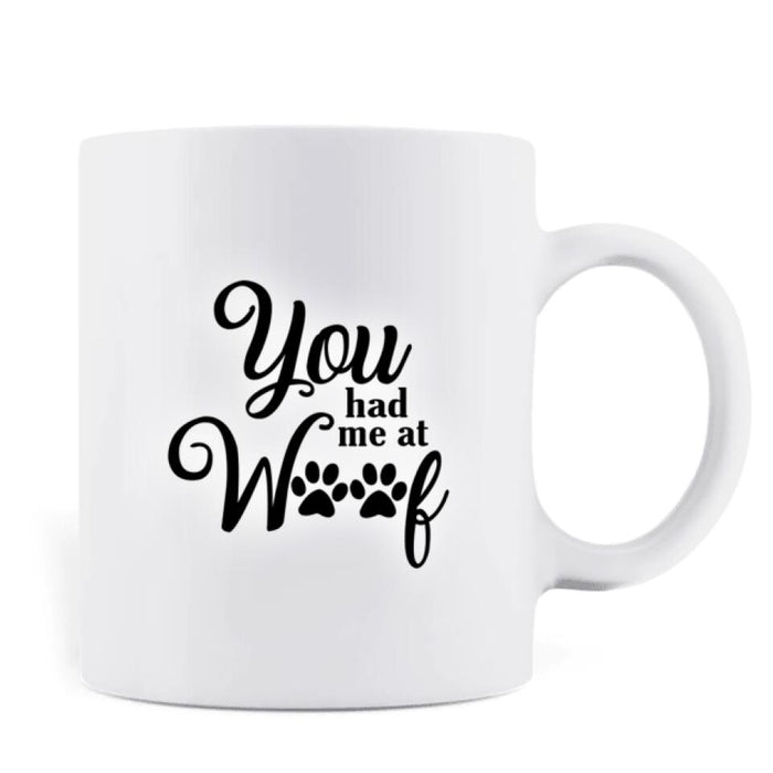 Personalized Dog Mom Coffee Mug - Best Gift Idea For Dog Lovers With Up to 4 Dogs - I'm Not A Regular Mom I'm A Dog Mom