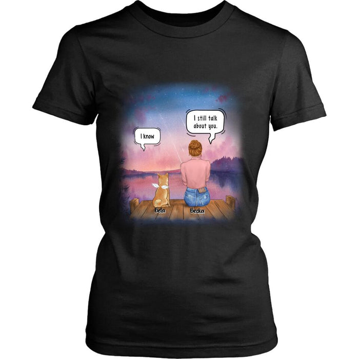 Personalized Dog Mom T-Shirt - Up to 4 Pets - Gift Idea For Pet Lover - FXVV9O