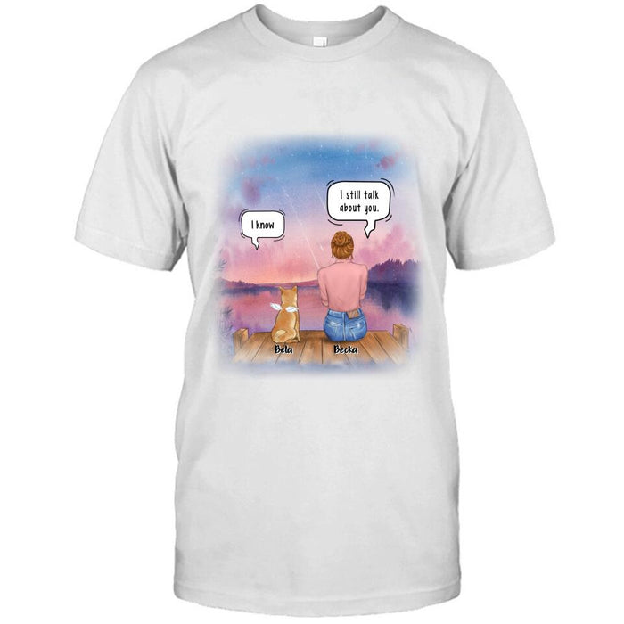 Personalized Dog Mom T-Shirt - Up to 4 Pets - Gift Idea For Pet Lover - FXVV9O