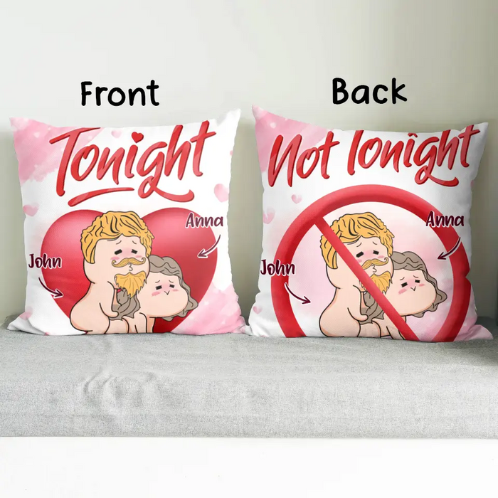 Personalized 2-Sided Printing Pillow Cover - Funny Valentine's Day Gift Idea For Him/Her