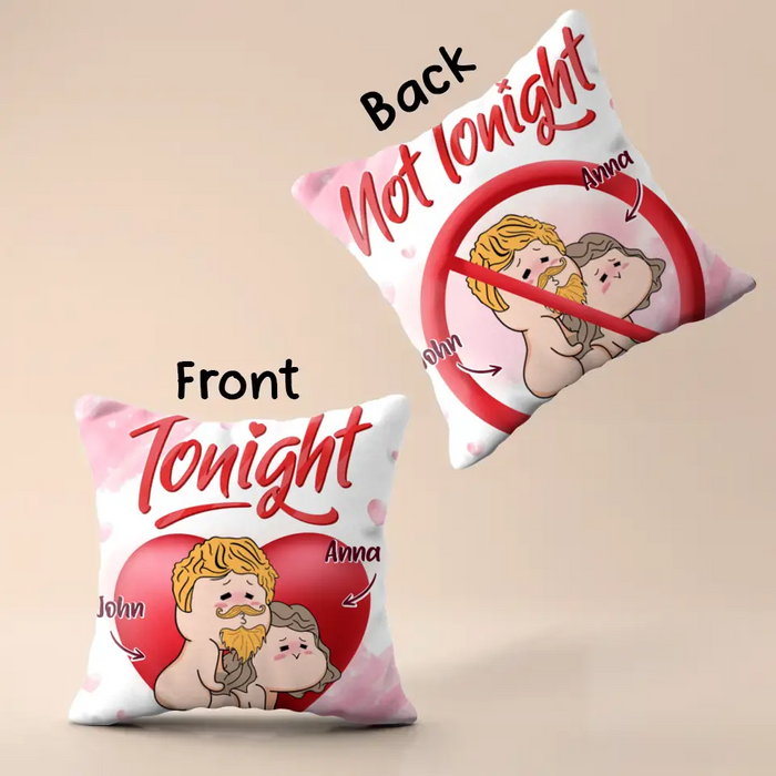 Personalized 2-Sided Printing Pillow Cover - Funny Valentine's Day Gift Idea For Him/Her