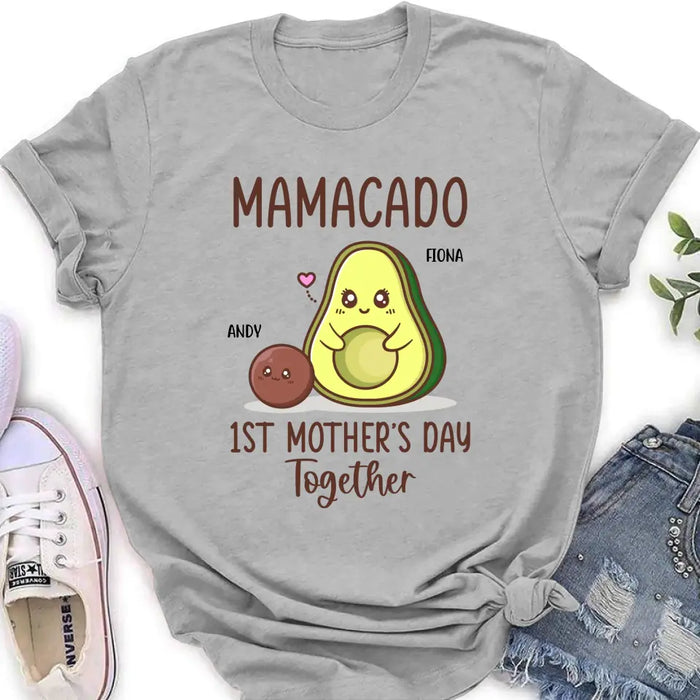 Personalized 1st Mother's Day Together Shirt/ Onesie - Gift Idea For Mother's Day/ Baby - Mamacado/ Babycado