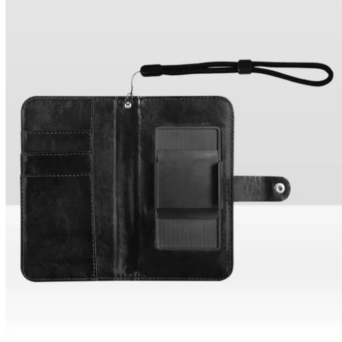 Personalized Traveling Girl Phone Wallet - Gift Idea For Traveling Lovers - Catch Flights Not Feelings