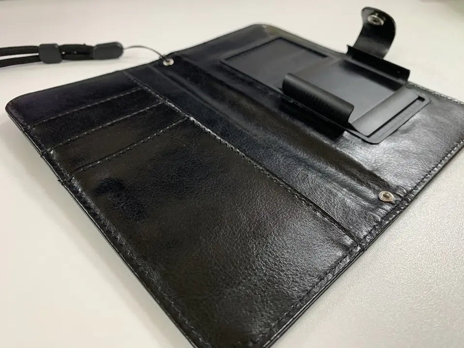 Personalized Traveling Girl Phone Wallet - Gift Idea For Traveling Lovers - Catch Flights Not Feelings