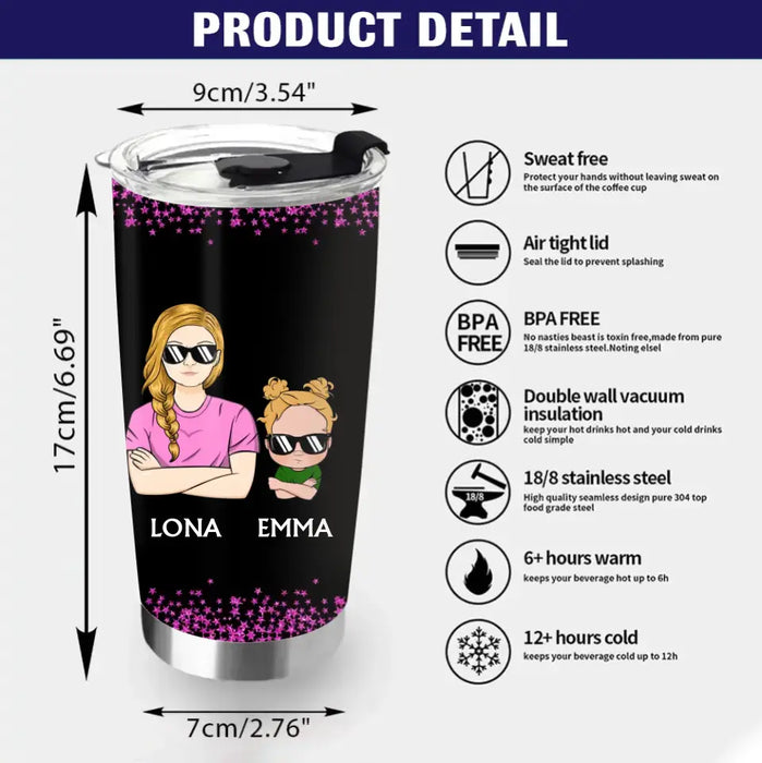 Personalized Auntie Tumbler - Best Gift Idea For Aunt - They Call Me Aunt Because Partner In Crime Makes Me Sound Like A Bad Influence