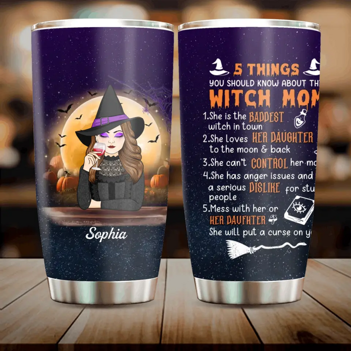 Personalized Witch Mom Tumbler - Best Gift Idea For Halloween/Mom - 5 Things You Should Know About This Witch Mom
