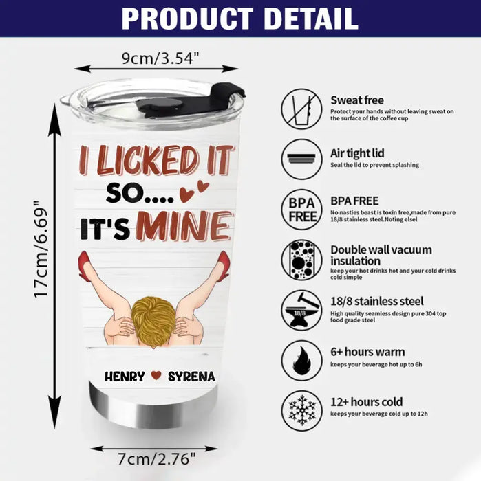 Personalized Couple Tumbler - Gift Idea For Him/Her - To The Best Thing That Ever Happened To Me And My Wiener