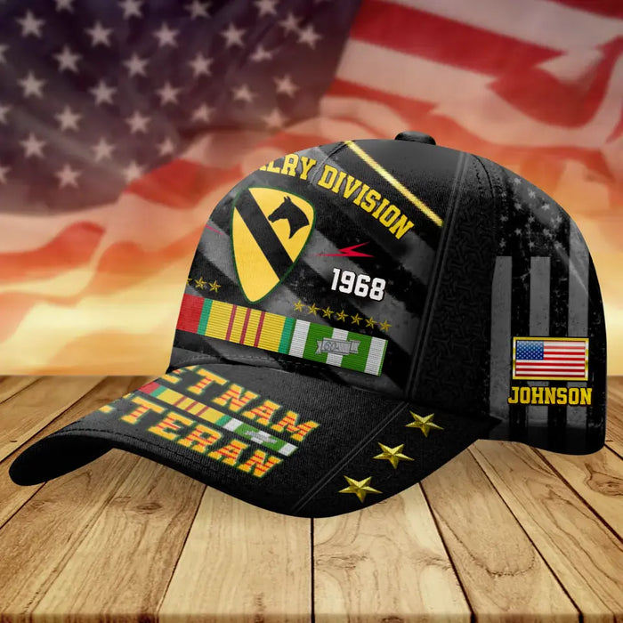 Personalized Vietnam Veteran Cap - Birthday/Father's Day Gift For Veteran