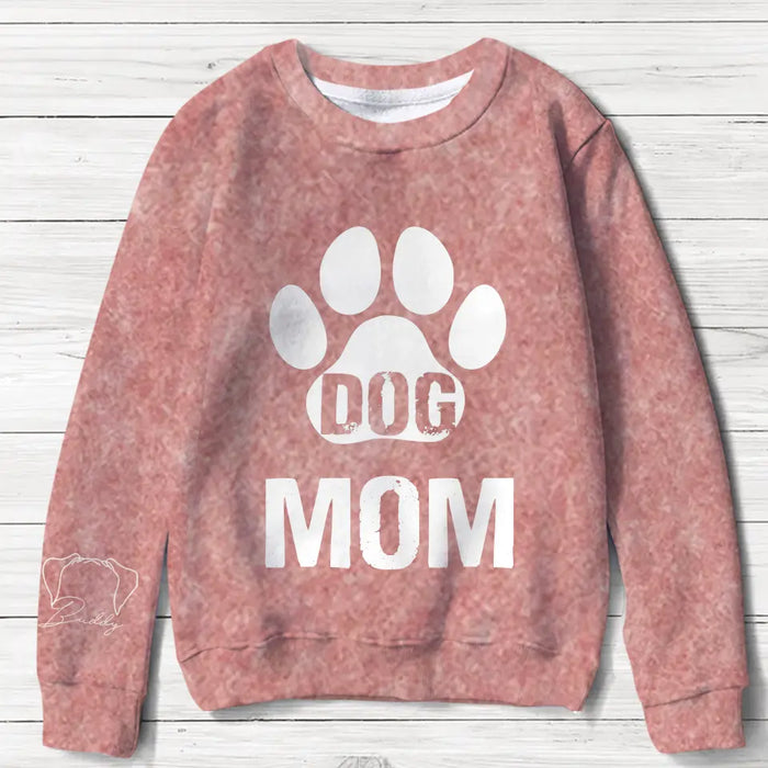 Personalized Dog Rescuer AOP Sweater - Up to 6 Dogs - Gift Idea For Christmas/Dog Lover - Because Badass Dog Rescuer Is Not An Official Title