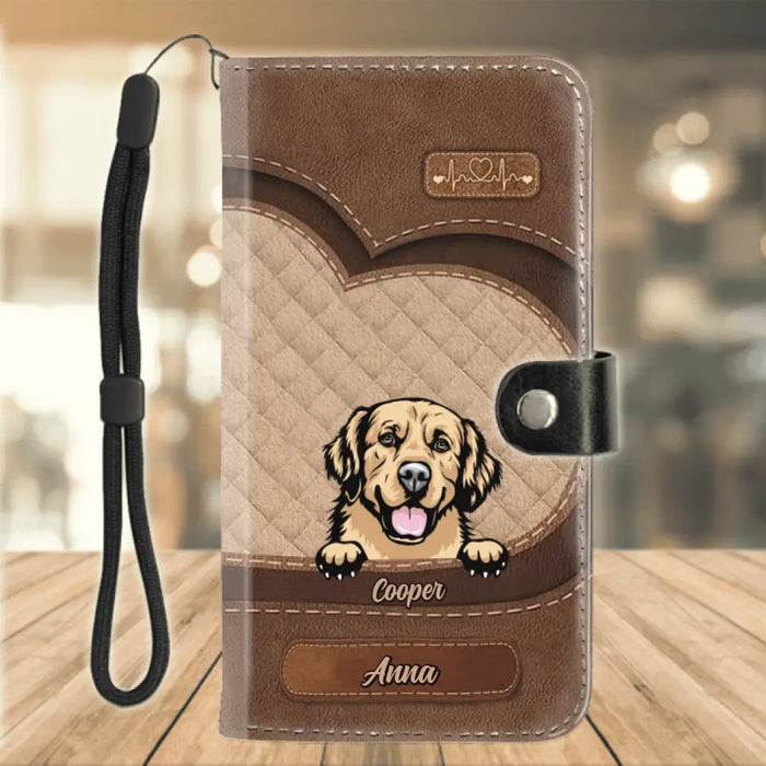 Personalized Dog Phone Wallet - Gift Idea For Dog Lovers