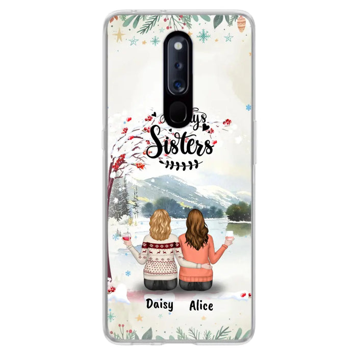 Personalized Autumn/Winter/Christmas Sister Phone Case - Up to 3 Girls - Best Gift For Friends - Phone Case For Xiaomi, Oppo And Huawei