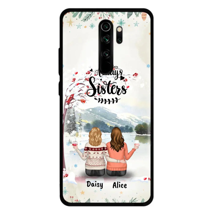 Personalized Autumn/Winter/Christmas Sister Phone Case - Up to 3 Girls - Best Gift For Friends - Phone Case For Xiaomi, Oppo And Huawei