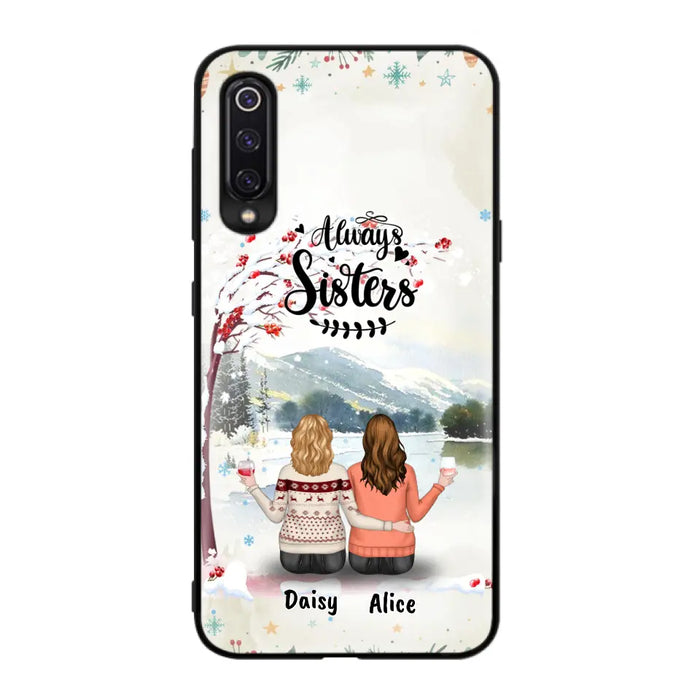Personalized Autumn/Winter/Christmas Sister Phone Case - Up to 3 Girls - Best Gift For Friends - Phone Case For Xiaomi, Oppo And Huawei