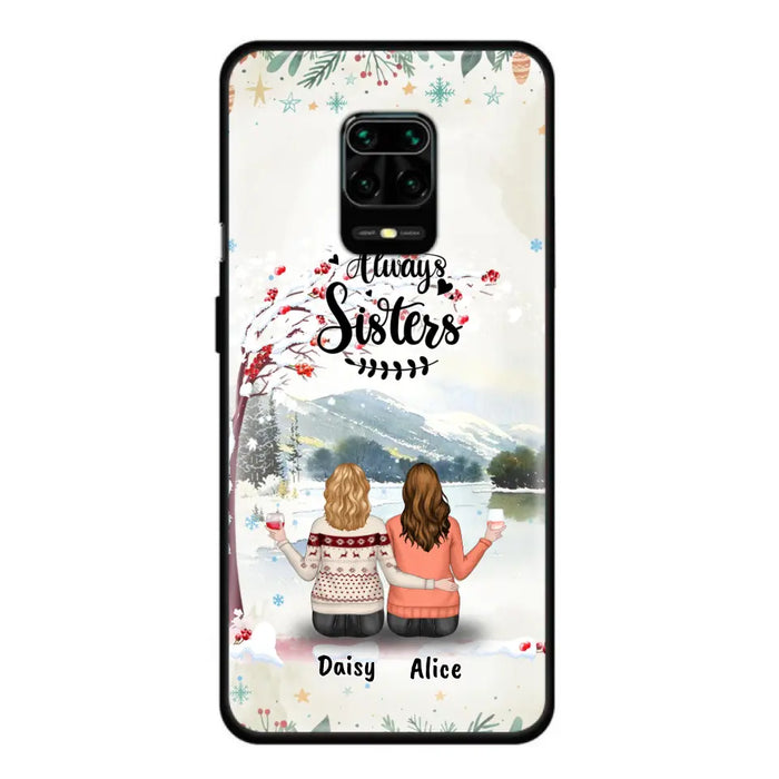 Personalized Autumn/Winter/Christmas Sister Phone Case - Up to 3 Girls - Best Gift For Friends - Phone Case For Xiaomi, Oppo And Huawei