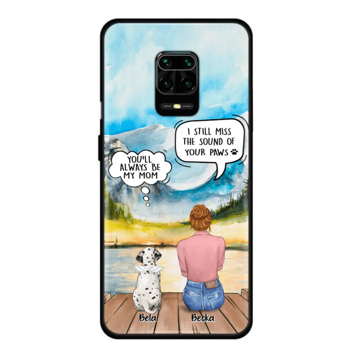 Personalized Memorial Pet Mom Phone Case - Woman With Up to 5 Pets - Best Gift For Pet Lover - It's So Hard To Say Goodbye - Case For Xiaomi/Huawei/Oppo