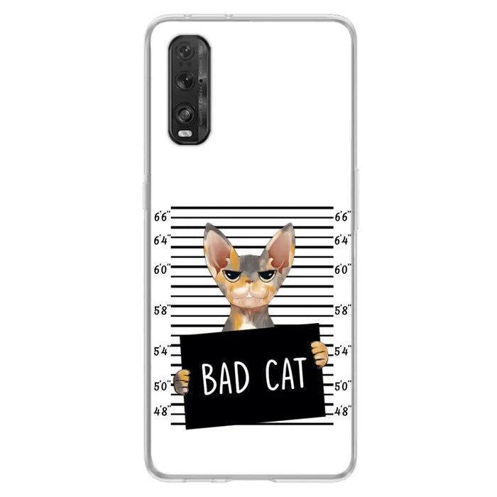 Personalized Bad Cat Phone Case - Up to 2 Cats - Gift Idea For Cat Lover - Yes, We're Aware Of How Obnoxious - Case For Xiaomi, Oppo And Huawei