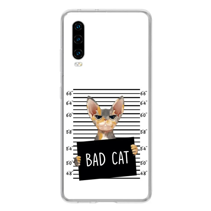 Personalized Bad Cat Phone Case - Up to 2 Cats - Gift Idea For Cat Lover - Yes, We're Aware Of How Obnoxious - Case For Xiaomi, Oppo And Huawei
