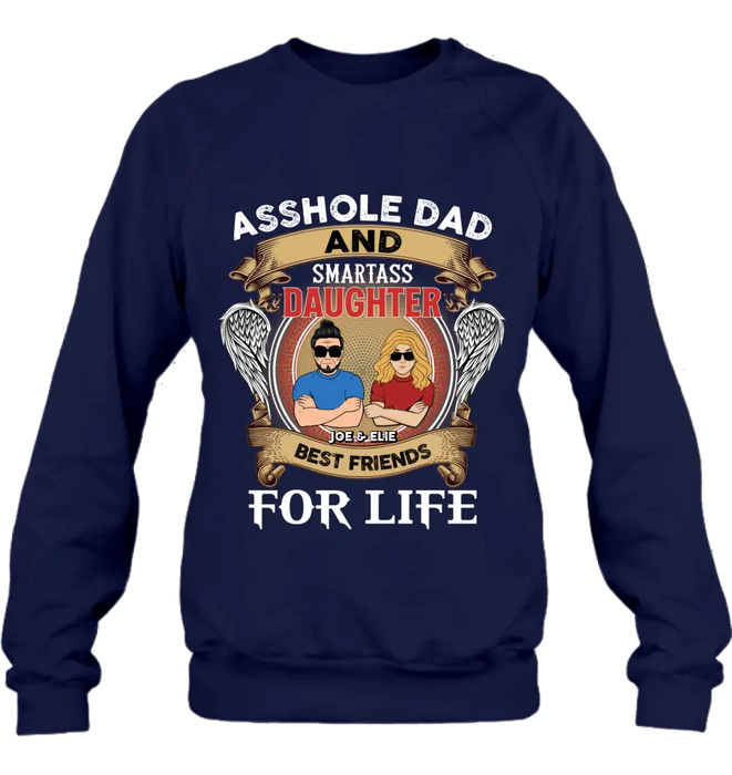 Personalized Father And Daughter/Son T-shirt/Long Sleeve/Sweatshirt/Hoodie - Gift Idea For Father's Day