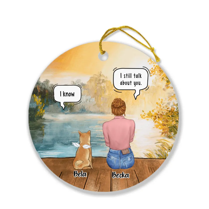 Personalized Dog Mom Ornament - Up to 4 Pets - Gift Idea For Pet Lover - FXVV9O