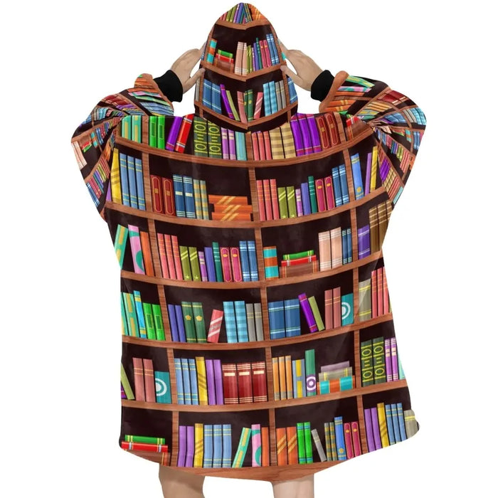 Book Blanket Hoodie For Women - Gift Idea for Book Lovers