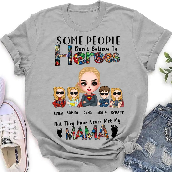 Personalize Mother's Day Shirt/Hoodie - Up to 4 Kids - Gift Idea For Grandma/Mother's Day - You're Welcome
