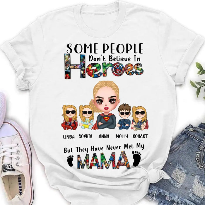 Personalize Mother's Day Shirt/Hoodie - Up to 4 Kids - Gift Idea For Grandma/Mother's Day - You're Welcome