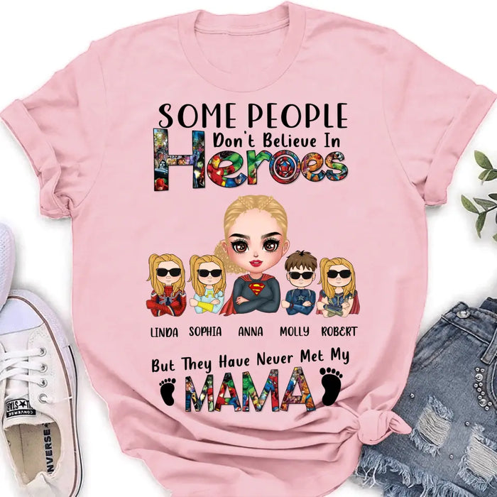 Personalize Mother's Day Shirt/Hoodie - Up to 4 Kids - Gift Idea For Grandma/Mother's Day - You're Welcome