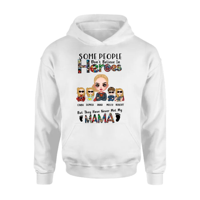 Personalize Mother's Day Shirt/Hoodie - Up to 4 Kids - Gift Idea For Grandma/Mother's Day - You're Welcome