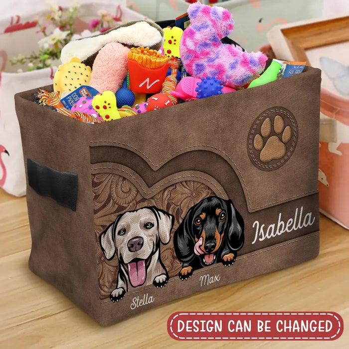 Personalized Dog Storage Box -
Up to 3 Dogs - Mother's Day Gift For Dog Lovers