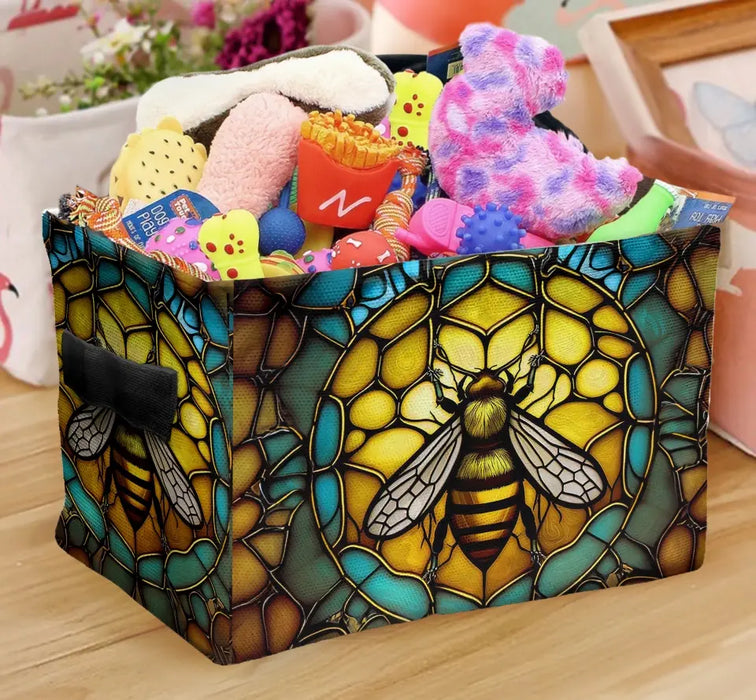 Custom Personalized Honey Bee Storage Box - Animal Decorations Gift Idea