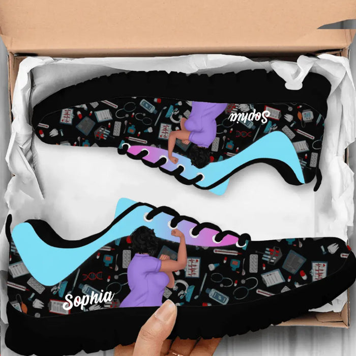 Personalized Nurse Sneakers - Gift Idea For Friend/Nurse/Birthday